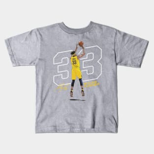 Myles Turner Indiana Outline Kids T-Shirt